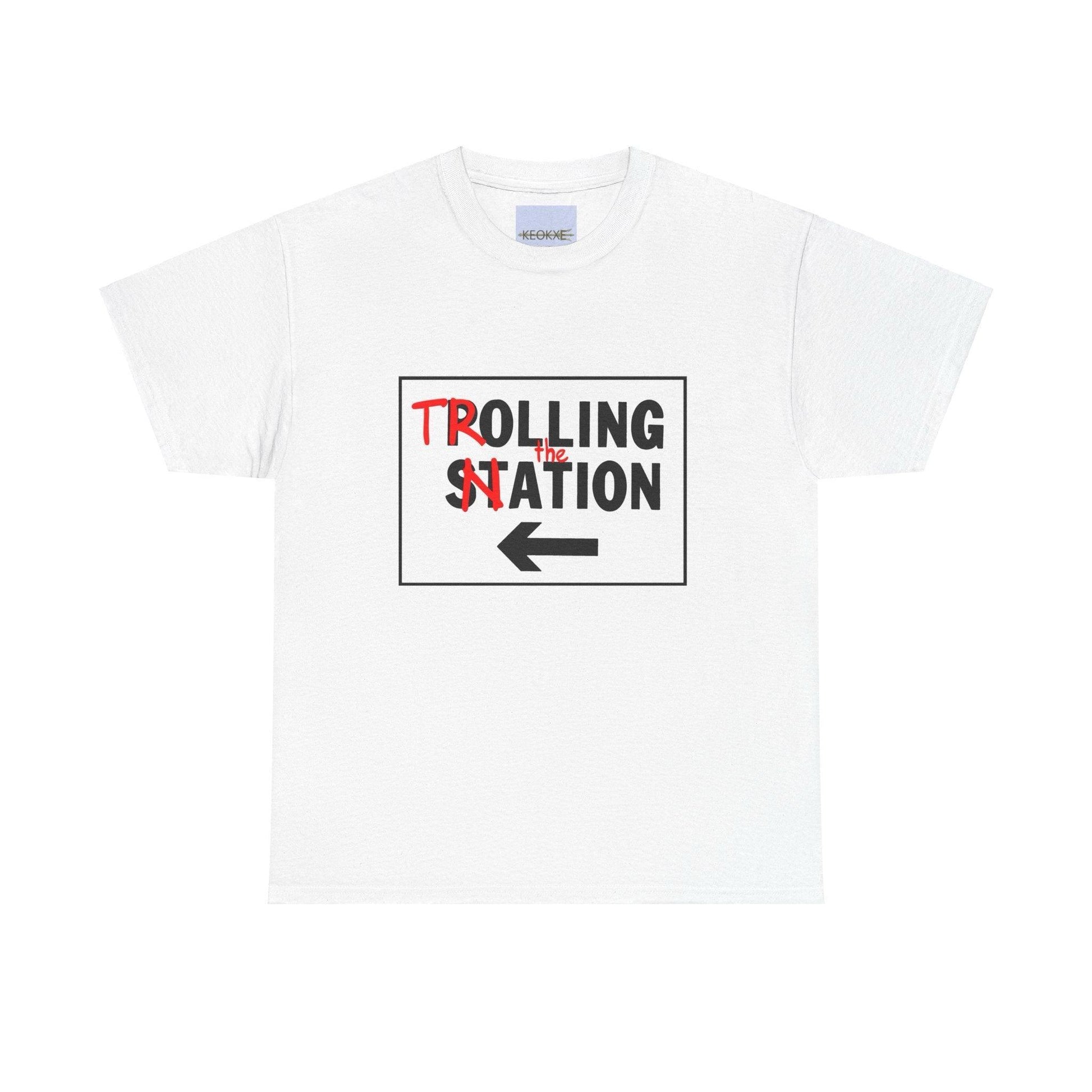 Trolling the Nation T-Shirt | Satirical Polling Sign Tee - mezetto KEOLIX KEOLIX