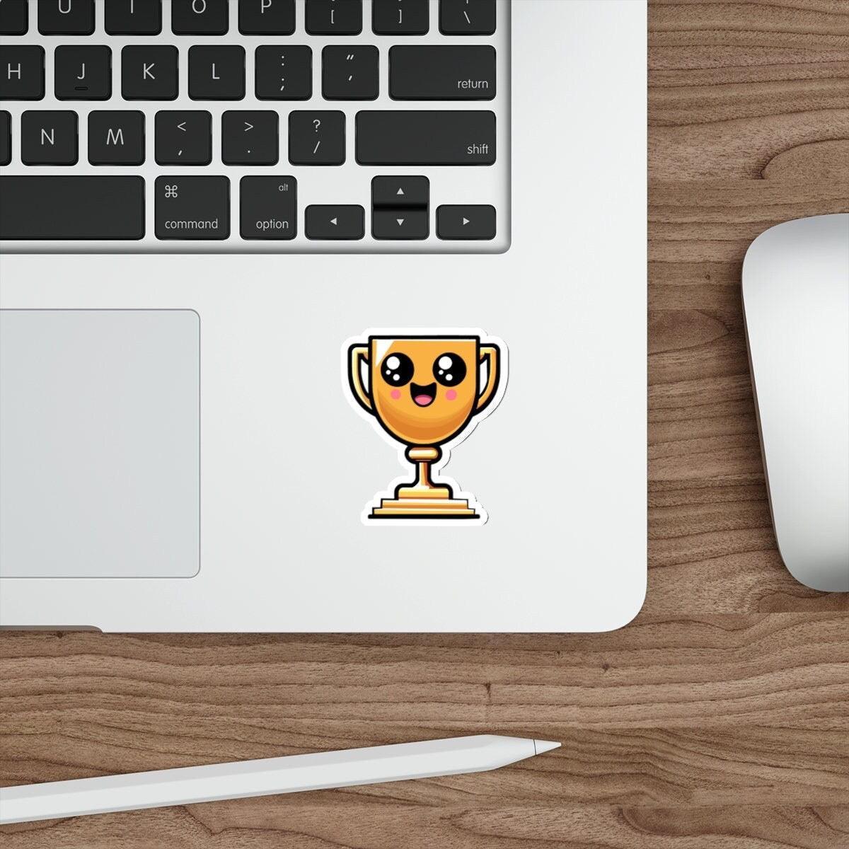 Trophy Sticker – Cute Celebration Vinyl for Wins Big & Small - mezetto KEOLIX KEOLIX