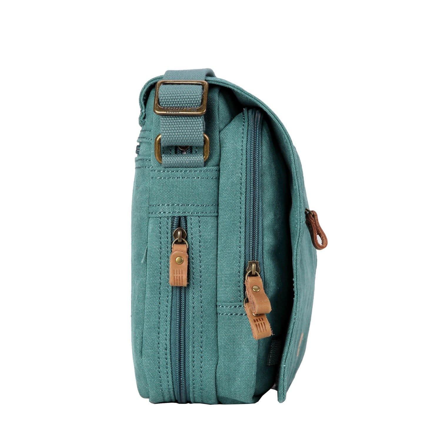 TRP0238 Troop London Classic Canvas Across Body Bag - mezetto