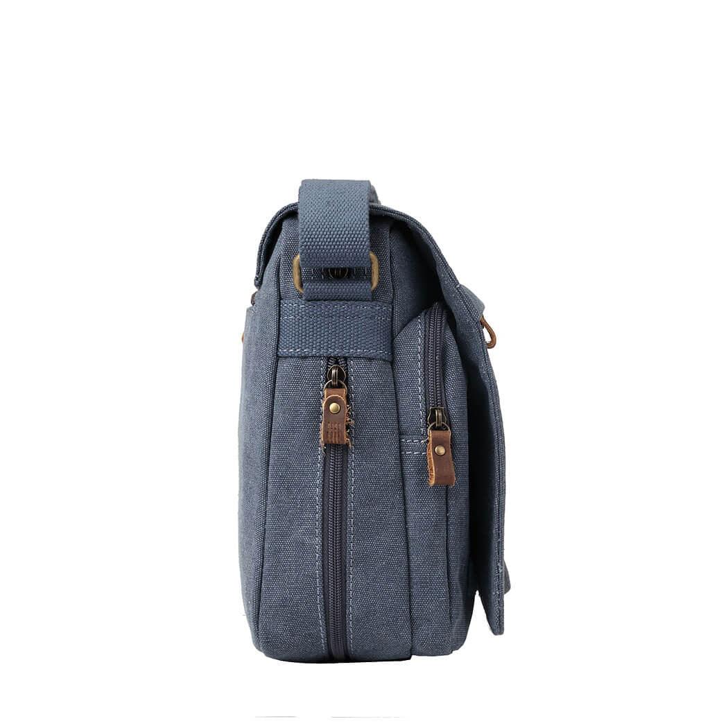 TRP0241 Troop London Classic Canvas Messenger Bag - mezetto