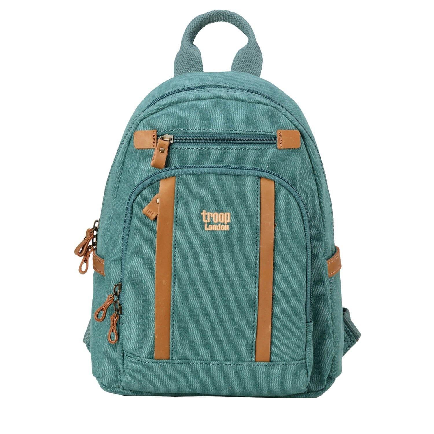 TRP0255 Troop London Classic Canvas Backpack - Small - mezetto