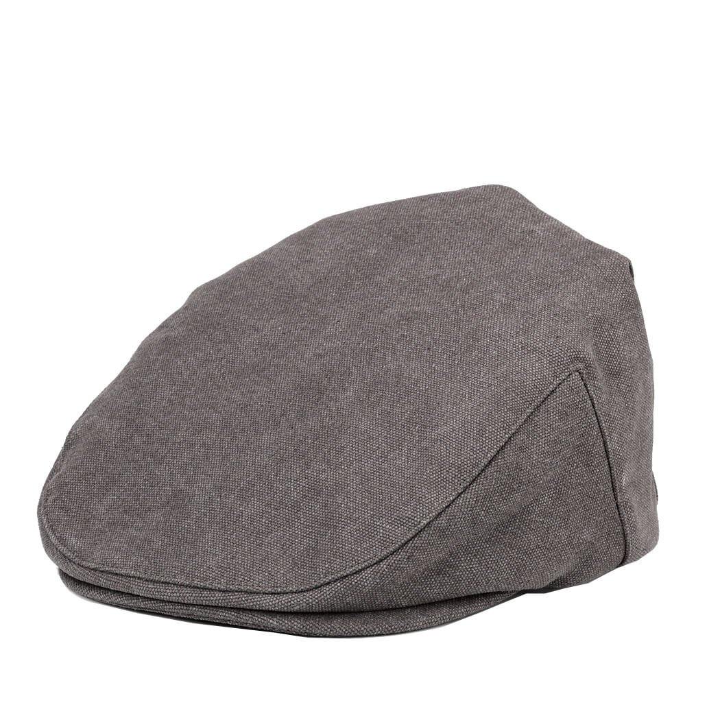 TRP0503 Troop London Accessories Canvas Old School Style Hat, Flat Cap, Shelby Newsboy Cap - mezetto