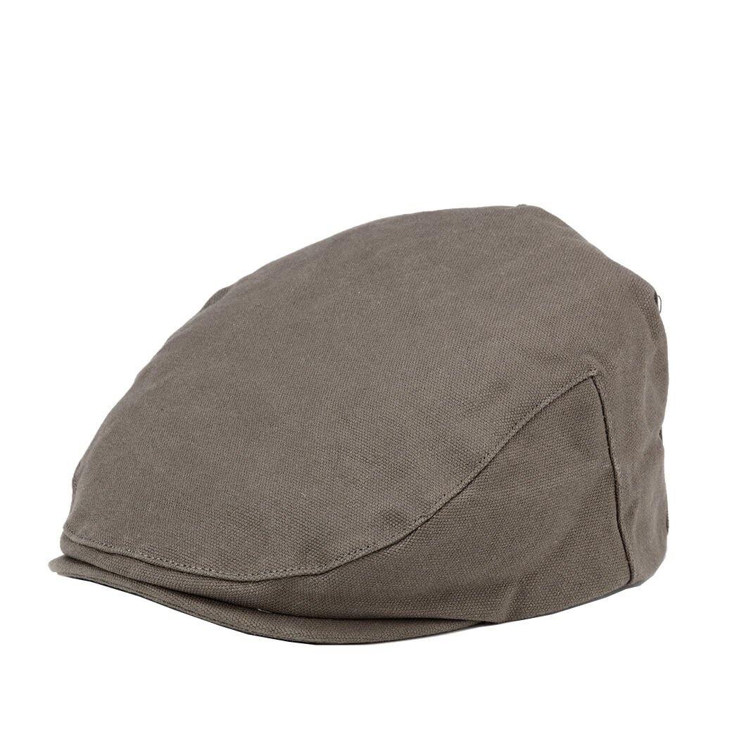 TRP0503 Troop London Accessories Waxed Canvas Old School Style Hat, Flat Cap, Shelby Newsboy Cap - mezetto
