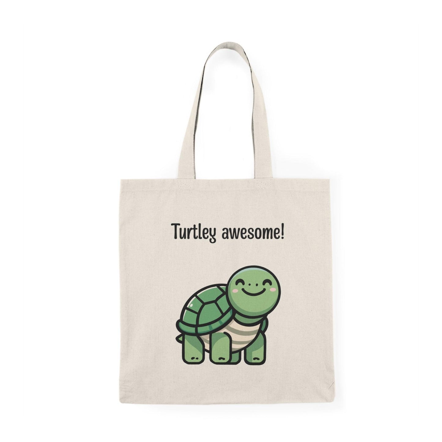 Turtley Awesome Tote Bag – Cute Cartoon Turtle Eco Bag - mezetto KEOLIX KEOLIX