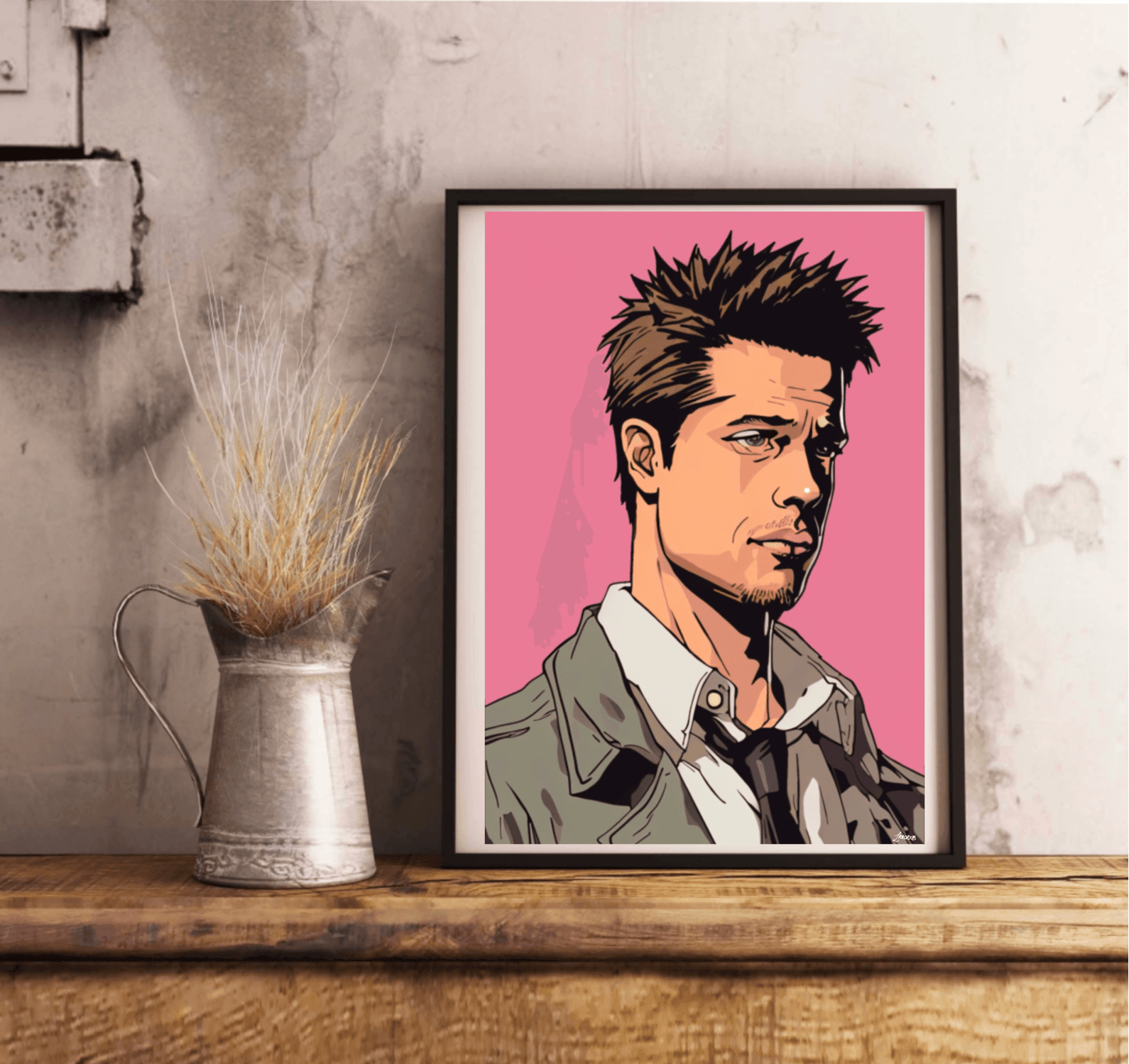 Tyler Durden Art Print | Fight Club Poster | A3 A4 A5 Sizes - mezetto KEOLIX KEOLIX