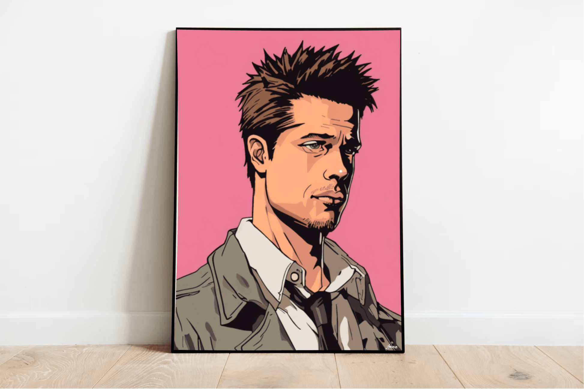 Tyler Durden Art Print | Fight Club Poster | A3 A4 A5 Sizes - mezetto KEOLIX KEOLIX
