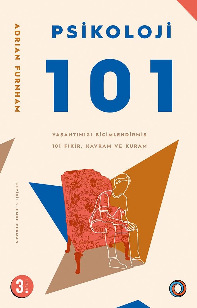 Psikoloji 101 – Adrian Furnham – Orenda – kitap kapağı