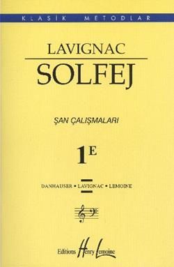 Lavignac Solfej 1E (Küçük Boy) - Porte Müzik Eğitim Merkezi Kitap