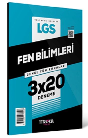 2025 LGS Genel Tüm Konular Fen Bilimleri 3 Deneme – Marka Komisyon – Marka Yayınları – kitap kapağı