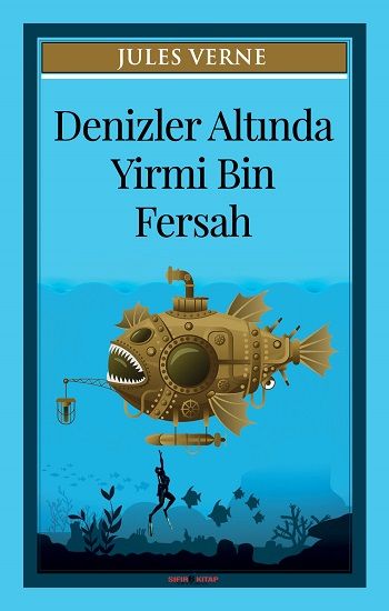 Denizler Altında Yirmi Bin Fersah – Jules Verne – Sıfır6 Yayınevi – kitap kapağı