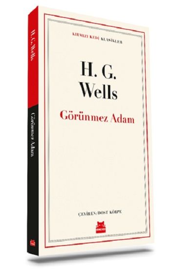 Görünmez Adam – H.G. Wells – Kırmızı Kedi Yayınevi – kitap kapağı