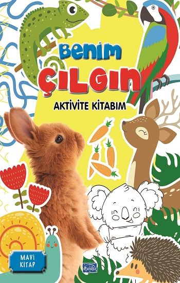 Benim Çılgın Aktivite Kitabım - Mavi Kitap – Barbaros Özcan – Parıltı Yayınları – kitap kapağı