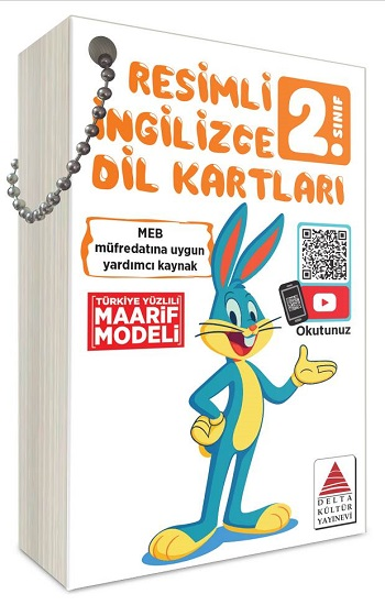 Resimli İngilizce Dil Kartları 2. Sınıf - Delta Kültür Yayınevi Kitap