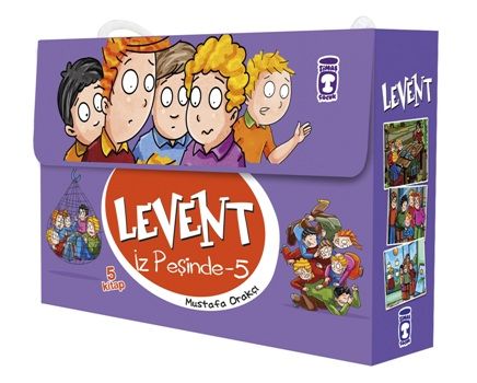 Levent İz Peşinde - 5 Set (5 Kitap) – Mustafa Orakçı – Timaş Çocuk – kitap kapağı