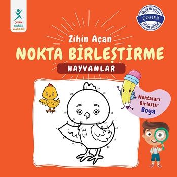 Zihin Açan Nokta Birleştirme Hayvanlar - Çocuk Gelişimi Yayınları Kitap