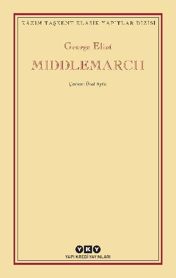 Middlemarch – George Eliot – Yapı Kredi Yayınları – kitap kapağı