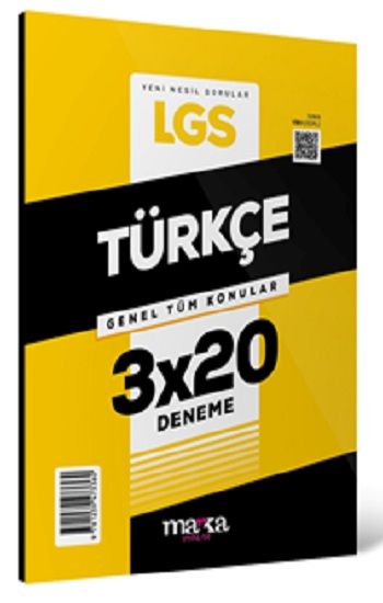 2025 LGS Genel Tüm Konular Türkçe 3 Deneme – Marka Komisyon – Marka Yayınları – kitap kapağı