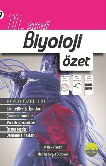 11.Sınıf Biyoloji Özet – Melek Yılmaz & Nebihe Birgül Buzdere – Pano Yayınevi – kitap kapağı