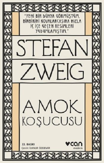 Amok Koşucusu – Stefan Zweig – Can Yayınları – kitap kapağı