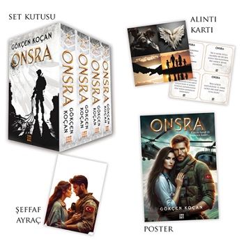 Onsra Serisi 4 Kitap Takım Kutulu – Gökçen Koçan – Dokuz Yayınları – kitap kapağı