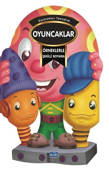 Örneklerle Şekilli Boyama - Oyuncaklar – Barbaros Özcan – Parıltı Yayınları – kitap kapağı