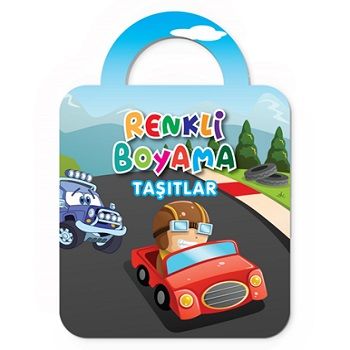 Taşıtlar - Renkli Boyama – Kolektif – Baloonkids Yayınevi – kitap kapağı