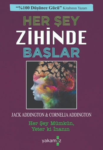 Her Şey Zihinde Başlar – Jack Ensign Addington & Cornelia Addington – Yakamoz Yayınevi – kitap kapağı