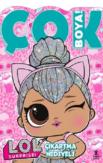 LOL Surprise ÇOK BOYA! Çıkartmalı Dev Boyama Kitabı – Kolektif – Doğan Çocuk – kitap kapağı