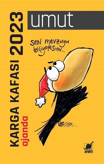 Karga Kafası Ajanda 2023 – Kemal Gökhan Gürses – Ayrıntı Yayınları – kitap kapağı