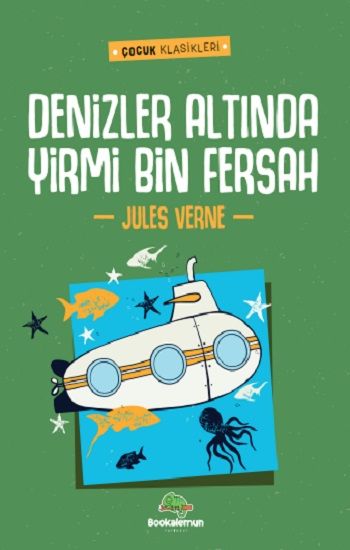 Denizler Altında Yirmi Bin Fersah – Jules Verne – Bookalemun Yayınevi – kitap kapağı