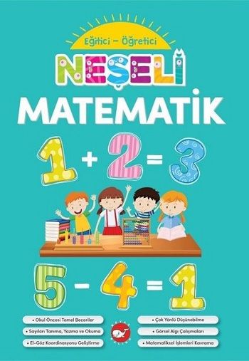 Neşeli Matematik - Eğitici Öğretici – Kolektif – Beyaz Balina Yayınları – kitap kapağı