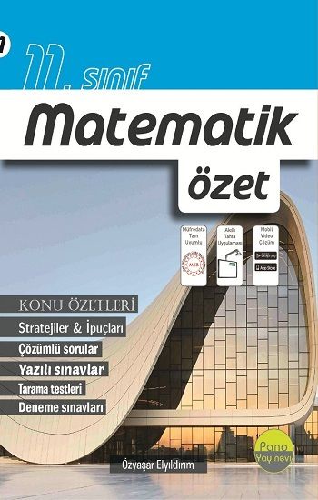 11.Sınıf Matematik Özet – Özyaşar Elyıldırım – Pano Yayınevi – kitap kapağı
