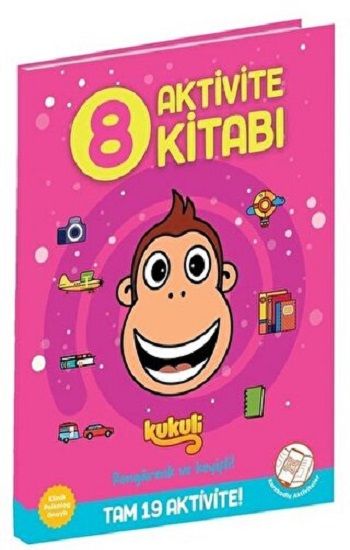 KUKULİ AKTİVİTE KİTABI - 8 – Serhat Akdeniz, Buket Kurt – Beta Kids – kitap kapağı