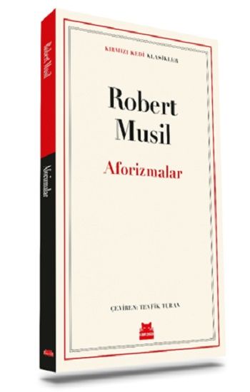 Aforizmalar – Robert Musil – Kırmızı Kedi Yayınevi – kitap kapağı