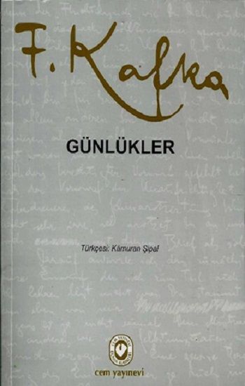 Günlükler – Franz Kafka – Cem Yayınevi – kitap kapağı