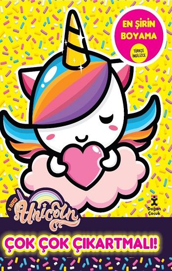 I Love Unicorn En Şirin Boyama Çok Çok Çıkartmalı! – Doğan Çocuk Kolektif – Doğan Çocuk – kitap kapağı