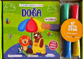 İlk Oyun Hamuru Kitabım - Doğa – Nagehan Pehlivan – Bi Kutu Oyun – kitap kapağı