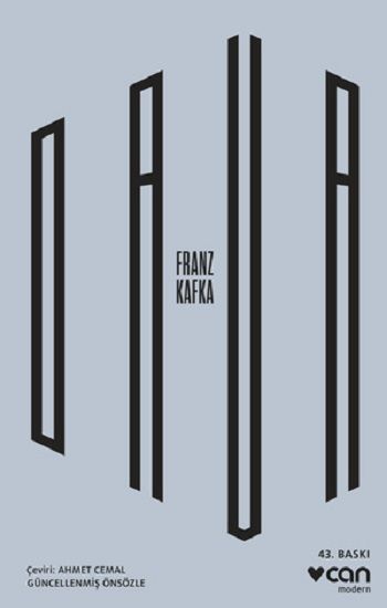 Dava – Franz Kafka – Can Yayınları – kitap kapağı