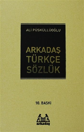 Arkadaş Türkçe Sözlük Büyük Boy (Ciltli) – Ali Püsküllüoğlu – Arkadaş Yayınları – kitap kapağı