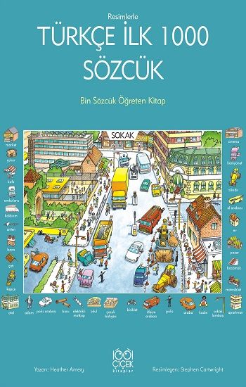 Resimlerle Türkçe İlk 1000 Sözcük - 1001 Çiçek Kitaplar Kitap