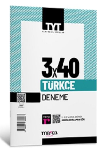 2025 TYT Türkçe 3 Deneme Tamamı Video Çözümlü – Marka Komisyon – Marka Yayınları – kitap kapağı