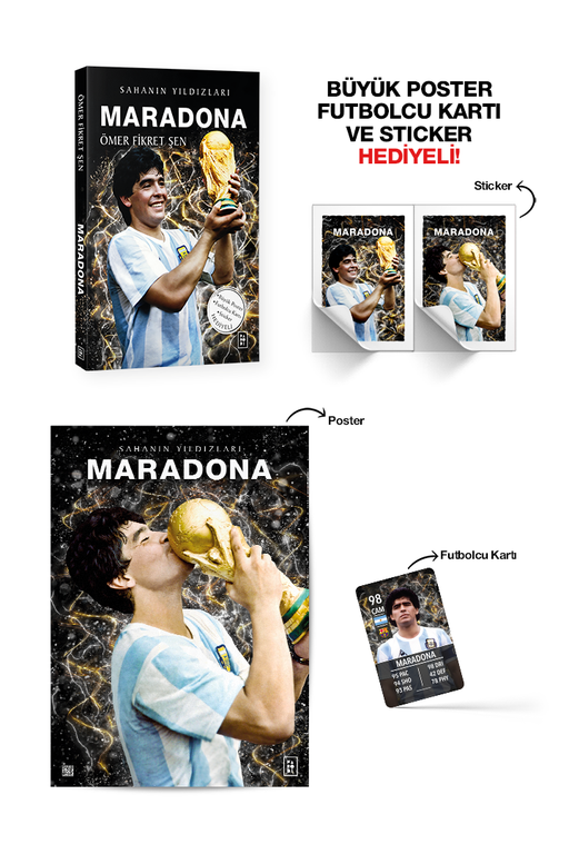Maradona - Sahanın Yıldızları - Parodi Yayınları Kitap