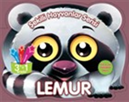 Şekilli Hayvanlar Serisi: Lemur - Parıltı Yayınları Kitap