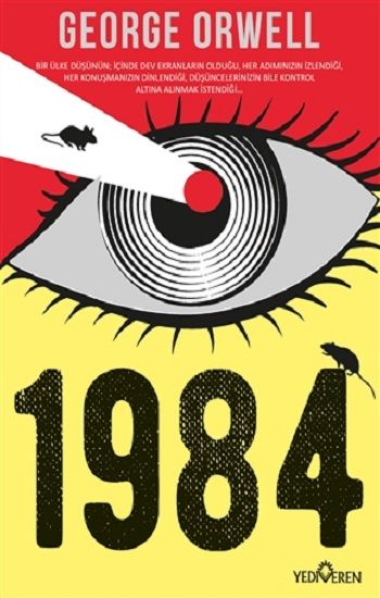 1984 – George Orwell – Yediveren Yayınları – kitap kapağı