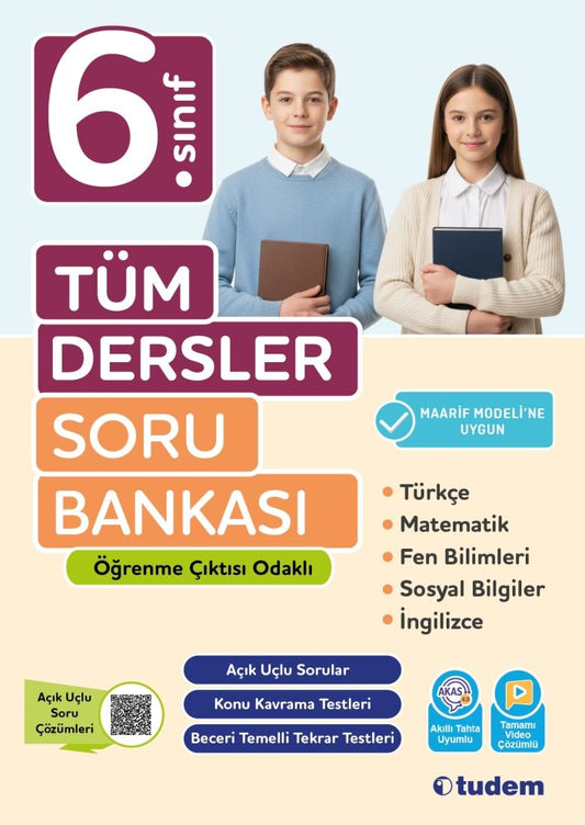 Tüm Dersler 6 Soru Bankası - Tudem Yayınları Kitap