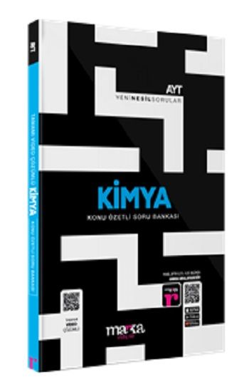 2025 AYT Kimya Konu Özetli Yeni Nesil Soru Bankası Tamamı Video Çözümlü (Ciltli) - Marka Yayınları Kitap