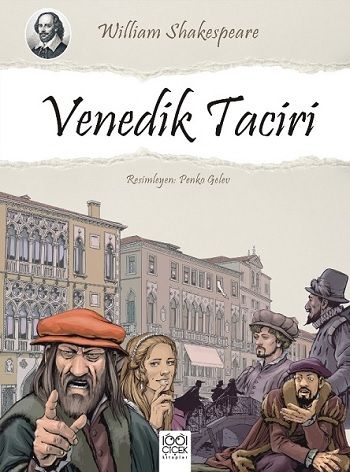 Venedik Taciri – William Shakespeare – 1001 Çiçek Kitaplar – kitap kapağı
