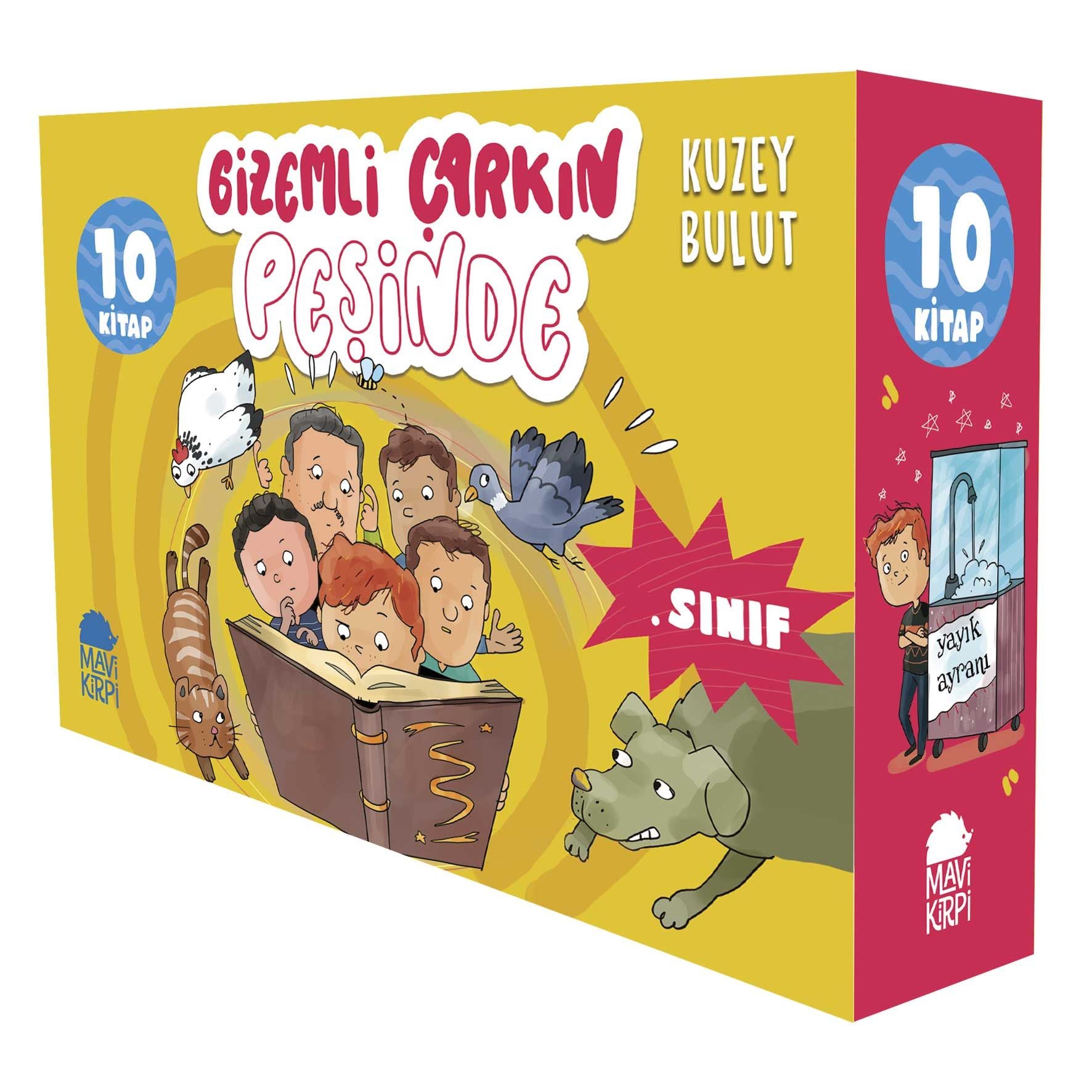Gizemli Çarkın Peşinde 3. Sınıf Seti - (10 Kitap) - Mavi Kirpi Yayınları Kitap