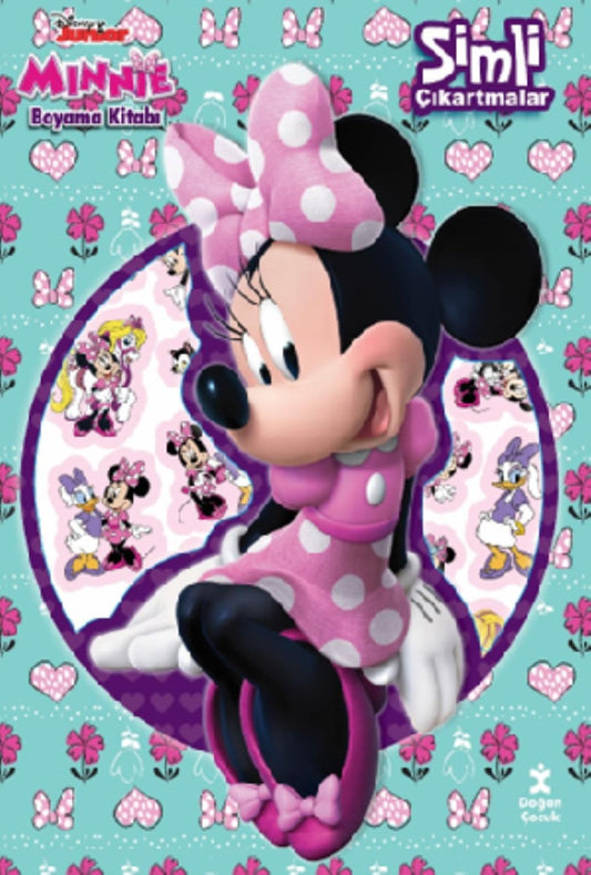 Disney Minnie Simli Çıkartmalarla Boyama - Doğan Çocuk Kitap