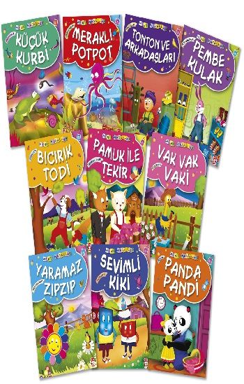 Mini Masallar 1  Set - (10 Kitap) – Müjgan Şeyhi – Timaş Çocuk – kitap kapağı